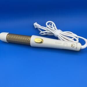 Calista Airglide Pro Cool Breeze Styler WHITE PEARL GOLD Curling Iron Straighten